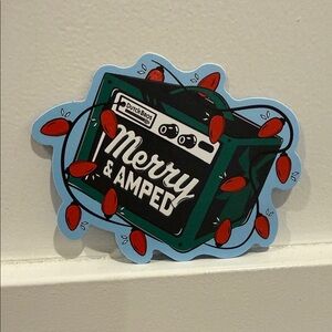 Dutch Bros 'Merry & Amped' Holiday Sticker